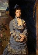 Heinrich von Angeli Portrait of Grand Duchess Maria Fiodorovna Sweden oil painting artist